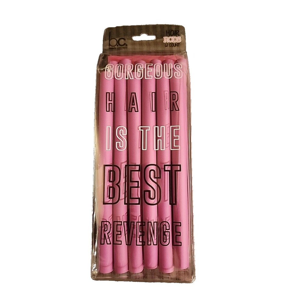 Beauty Concepts Hair Rods NEW 12 Count Flexible Hair Curlers